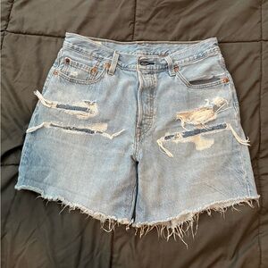 Levi’s big E 501 women’s shorts